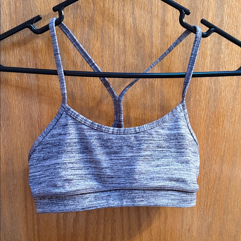 lululemon athletica Heathered Gray Sports Bra